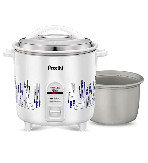 Preethi Glitter E 2.2 Ltr Rice Cooker (Double Pan)